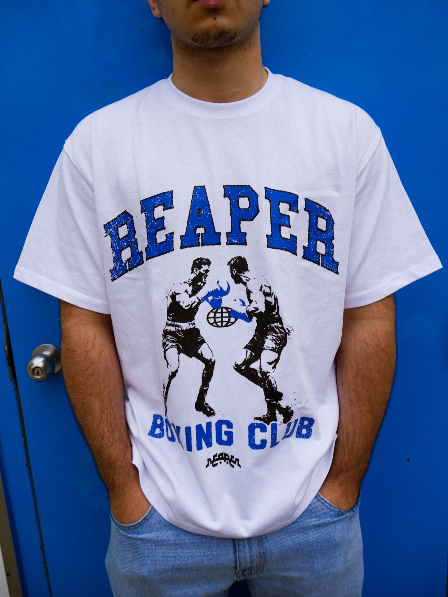 REAPER WHITE "BOXING CLUB" TEE